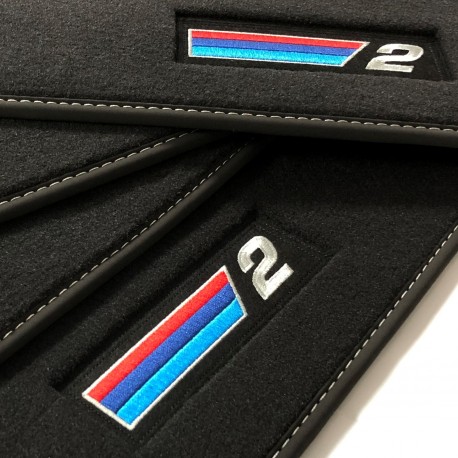 Tapetes Velour com logotipo para BMW Série 2 F44 Grand Coupé (2020-atualidade)