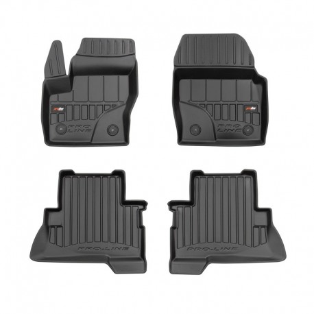 Tapetes 3D de borracha Premium tipo balde para Ford Kuga II suv (2013 - 2019)