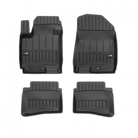 Tapetes tipo balde de borracha Premium para Hyundai i20 II-malas (2014 - 2020)