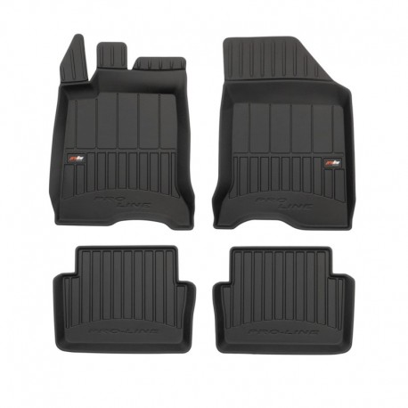 Tapetes 3D feitos em borracha Premium para Renault Laguna II (2001 - 2007)