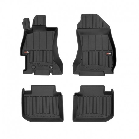 Tapetes 3D de borracha Premium tipo balde para Subaru Levorg combi (2014 - 2020)