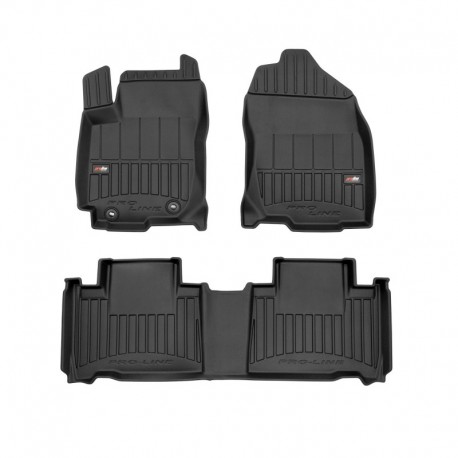 Tapetes 3D feitos em borracha Premium para Toyota RAV4 IV suv (2015 - 2019)