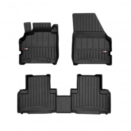 Tapetes de borracha 3d para Renault Scenic 2003-2009 - ProLine®