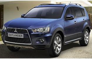 Tapetes Mitsubishi Outlander, 5 lugares (2007 - 2012) logo Hybrid