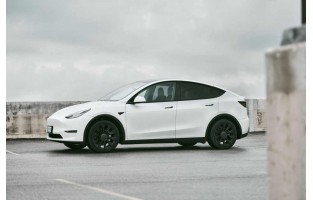 Tapetes 3D feitos em borracha Premium para Tesla Model E crossover (2020 - )